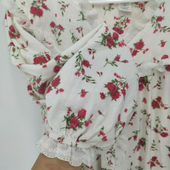 Authentic Country Cottons Victorias Secret Cottagecore Long Nightgown  Size-M /L - Picture 5 of 8
